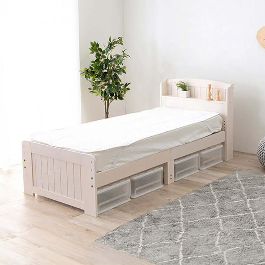 すのこベッド 収納 セミシングル 木製 マットレス付き flatoo(フラトゥー )コンパクト商品専門店