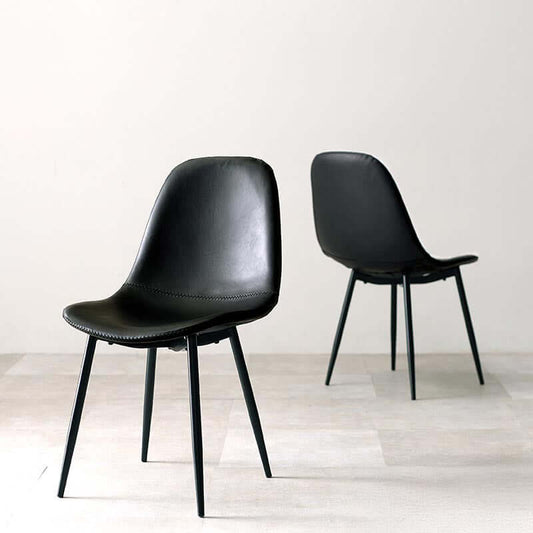 ヴィンテージ チェア レザー ダイニング カフェ おしゃれ 2脚セット flatoo(フラトゥー )コンパクト商品専門店