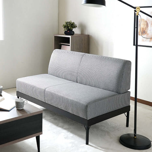 アームレスソファ コンパクト 2人掛け ファブリック おしゃれ flatoo(フラトゥー)コンパクト商品専門店