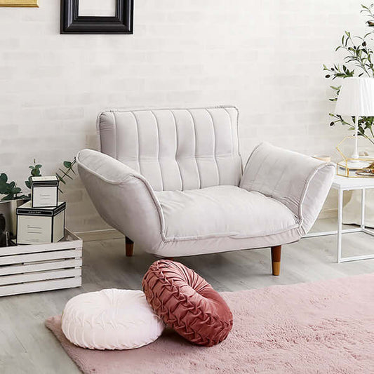 ベロア ソファ 1人 コンパクト リクライニング 美容室 サロン - flatoo(フラトゥー)コンパクト商品専門店