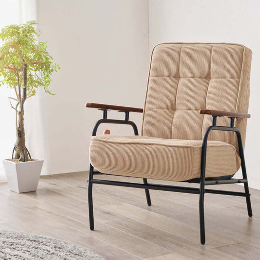 一人掛けソファ リクライニング おしゃれ PUレザー コーディロイ - flatoo(フラトゥー)コンパクト商品専門店