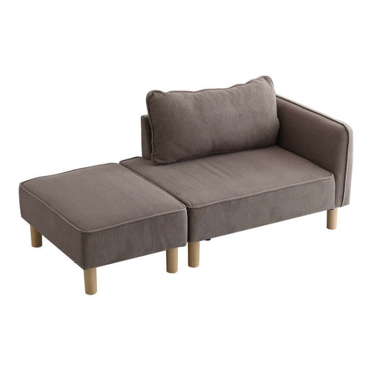 カウチソファ コンパクト 一人用 ワンルーム コーディロイ - flatoo(フラトゥー)コンパクト商品専門店