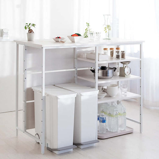 カウンターテーブル おしゃれ 収納 幅120 奥行き60 高さ100cm flatoo(フラトゥー )コンパクト商品専門店