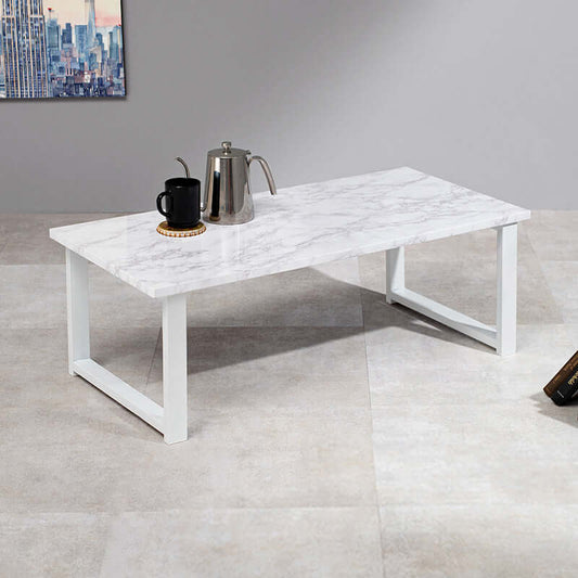 センターテーブル 大理石 おしゃれ 幅90cm 長方形 韓国 低め flatoo(フラトゥー )コンパクト商品専門店