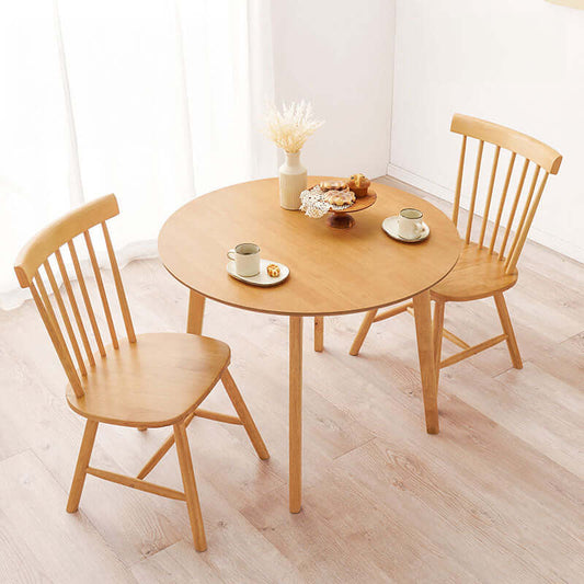 丸テーブル チェア ダイニング 3点セット 2人 - flatoo(フラトゥー)コンパクト商品専門店