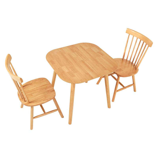 カフェ風 ダイニング3点セット テーブル チェア 2人 - flatoo(フラトゥー)コンパクト商品専門店