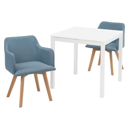 ダイニング セット 2人 北欧 3点セット テーブル チェア - flatoo(フラトゥー)コンパクト商品専門店