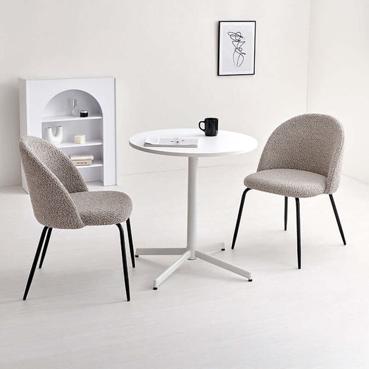 丸テーブル ダイニングセット 2人 65cm 白 円形 flatoo(フラトゥー )コンパクト商品専門店