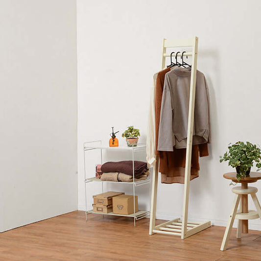 ハンガーラックコンパクト 幅30cm 木製 シンプル おしゃれ スリム flatoo(フラトゥー)コンパクト商品専門店