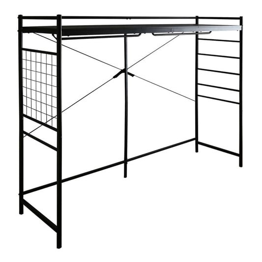ハンガーシェルフ ベッド上 棚 奥行16cm 高さ180cm flatoo(フラトゥー )コンパクト商品専門店