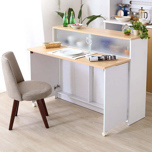 キッチンカウンター バタフライテーブル 収納 間仕切り - flatoo(フラトゥー)コンパクト商品専門店