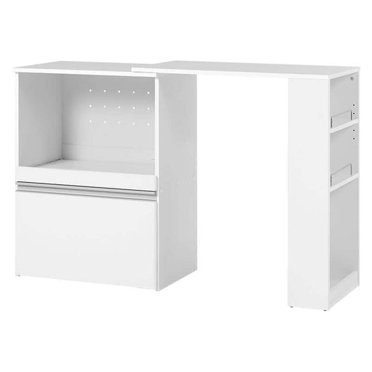 キッチンカウンター 可動式 拡張 伸縮 コンパクト - flatoo(フラトゥー)コンパクト商品専門店