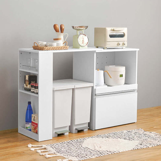 キッチンカウンター 可動式 拡張 伸縮 コンパクト - flatoo(フラトゥー)コンパクト商品専門店