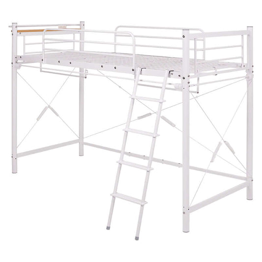 ロフトベッド 高さ160cm ミドルタイプ 頑丈 収納 大人 カーテン 携帯置き場 宮棚付き flatoo(フラトゥー )コンパクト商品専門店