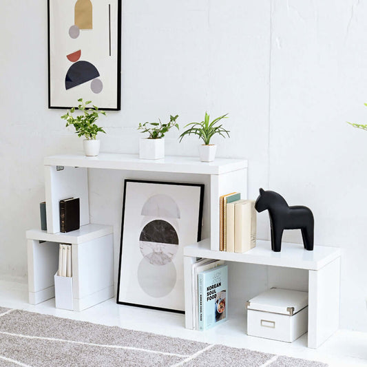 ネストテーブル おしゃれ 北欧 ローテーブル ラック シェルフ 自由自在 flatoo(フラトゥー )コンパクト商品専門店