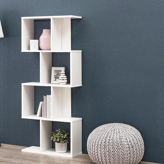 オープンラック 4段 魅せる収納 ディスプレイラック 北欧 本棚 おしゃれ デザイン flatoo(フラトゥー )コンパクト商品専門店