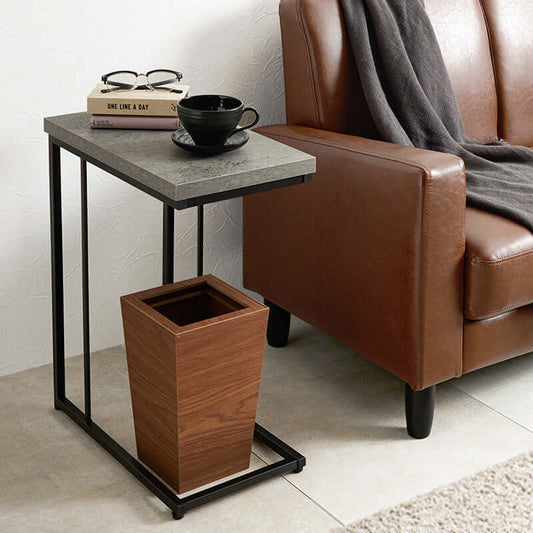 サイドテーブル コの字 おしゃれ コンクリート 高さ55cm 幅45cm flatoo(フラトゥー)コンパクト商品専門店