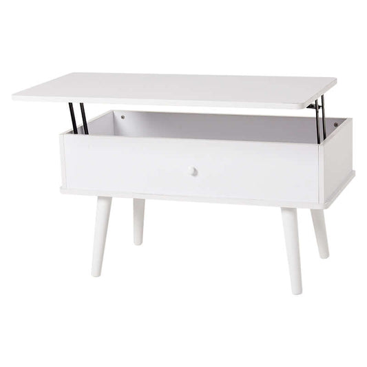 リフトアップテーブル 小さめ 一人暮らし 高さ50cm 幅80cm flatoo(フラトゥー)コンパクト商品専門店