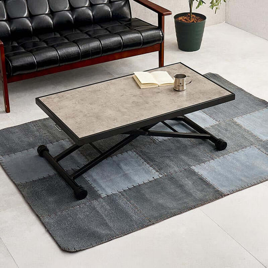 昇降テーブル リビング ガス圧式 無段階 キャスター付き flatoo(フラトゥー )コンパクト商品専門店