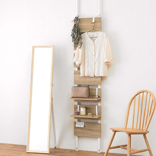 突っ張り 棚 ラック パーテーション シェルフ 壁面収納 ウォール 幅40cm flatoo(フラトゥー )コンパクト商品専門店