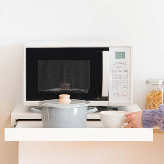 レンジ 下 引き出し 収納 トレー スライド 電子レンジ 便利 flatoo(フラトゥー )コンパクト商品専門店