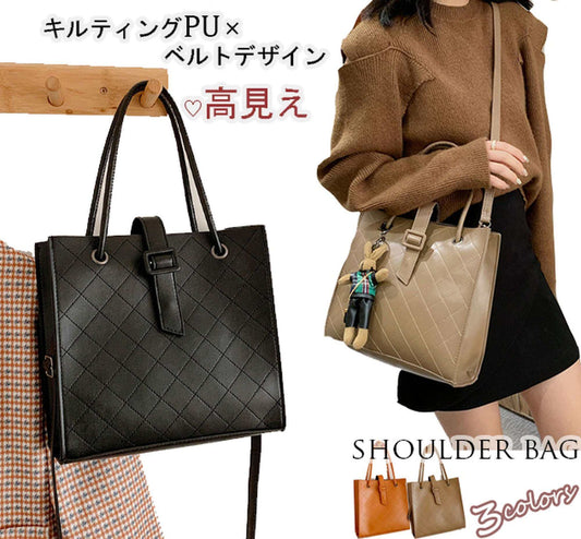 ショルダーバッグ スクエア 高見え オンオフ カジュアル 通勤 オフィス レディース バッグ フラトゥー 財布・バッグ通販