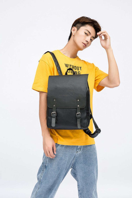 リュックサック バックパック レザータッチ スクエア ショルダー オンオフ メンズ バッグ フラトゥー 財布・バッグ通販