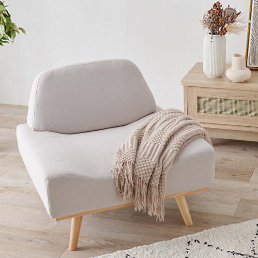 アームレスソファ 一人掛けソファ 肘掛けなし おしゃれ ゆったり 低め flatoo(フラトゥー )家具、雑貨のコンパクト商品専門店