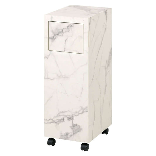 ダストボックス スリム 15L おしゃれ 薄型 大理石 木目 韓国インテリア flatoo(フラトゥー )コンパクト商品専門店