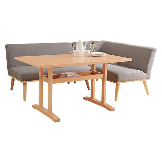 リビングダイニングソファーセット 3点セット 北欧 おしゃれ L字 コーナー flatoo(フラトゥー )コンパクト商品専門店