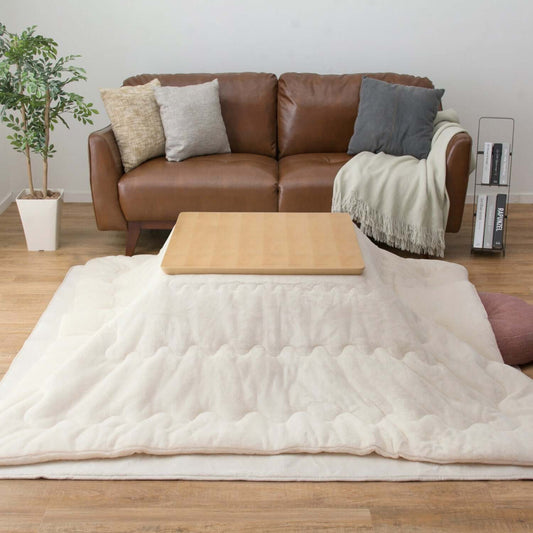 こたつ布団 正方形 かわいい 洗える 190 一人用 サイズ 白 ピンク