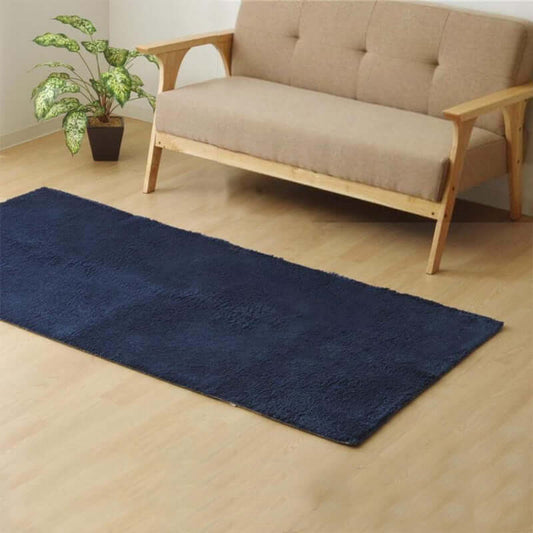 ラグ 90×185cm 洗える 小さめ シャギー ホットカーペット対応 flatoo(フラトゥー)コンパクト商品専門店