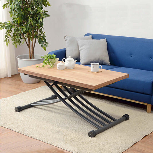 テーブル 昇降 拡張 キャスター 広がる リフトアップ 白 ナチュラル flatoo(フラトゥー )コンパクト商品専門店