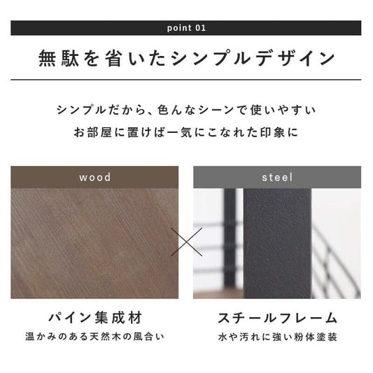 ワゴン 幅20cm スリム キャスター 3段 おしゃれ ラック リビング キッチン 白 flatoo(フラトゥー )コンパクト商品専門店