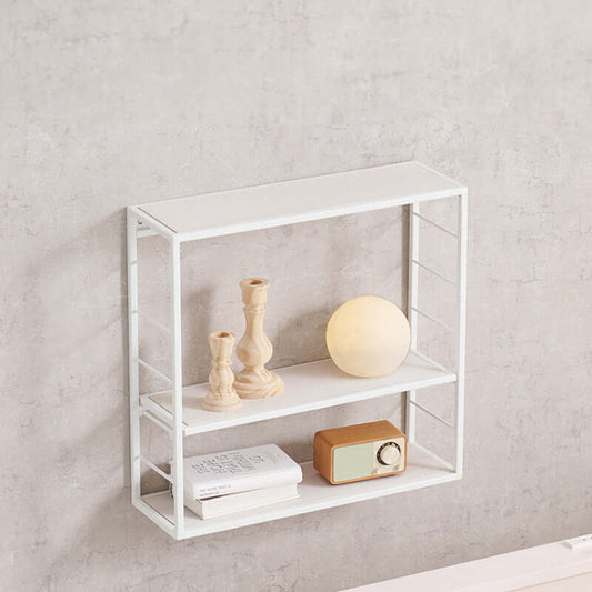 ウォールシェルフ 45cm 奥行15cm 賃貸 インダストリアル 壁掛けラック 穴が目立たない flatoo(フラトゥー )コンパクト商品専門店