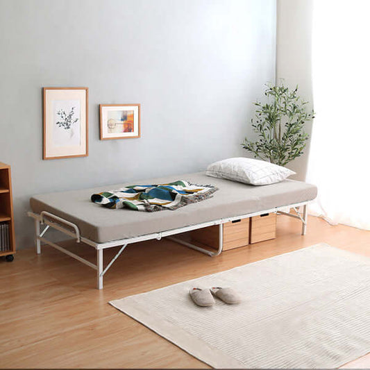 パイプベッド 折りたたみ シングル 折り畳みベッド コンパクト 軽量 flatoo(フラトゥー)コンパクト商品専門店