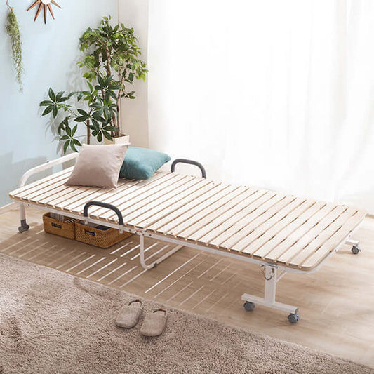 すのこベッド シングル 折りたたみ 桐 キャスター 布団が干せる 一人暮らし flatoo(フラトゥー)コンパクト商品専門店