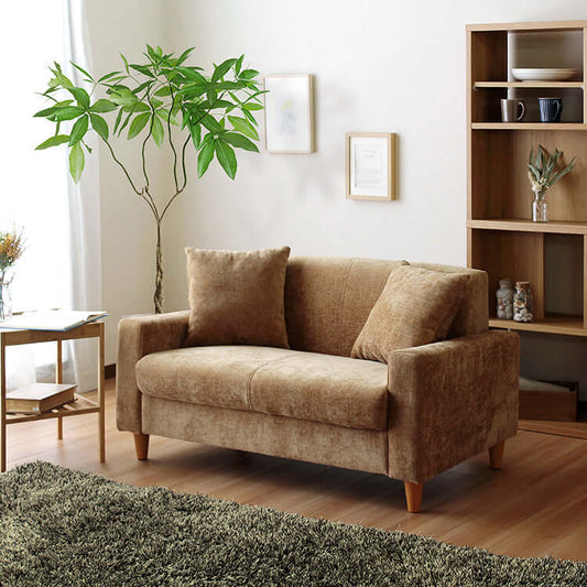 コンパクトソファ 2人掛け 1人掛け 北欧 一人暮らし おしゃれ 木脚 ベージュ ネイビー flatoo(フラトゥー )家具、雑貨のコンパクト商品専門店