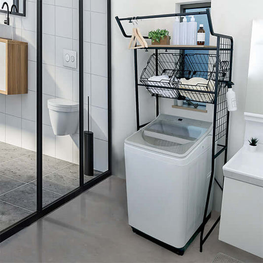 ランドリーラック 洗濯かご バスケット スリム 一人暮らし 物干し flatoo(フラトゥー )コンパクト商品専門店