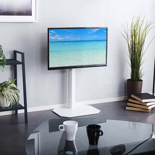 テレビスタンド 壁寄せ 八角形 ロータイプ 首振り 耐震 32インチ 40インチ 55インチ 65インチ flatoo(フラトゥー)コンパクト商品専門店