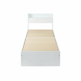 ベッド サイズオーダー 幅が選べる 10cm刻み コンパクト 狭い部屋 収納 引き出し付き コンセント