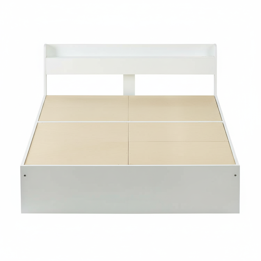 ベッド サイズオーダー 幅が選べる 10cm刻み コンパクト 狭い部屋 収納 引き出し付き コンセント