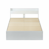 ベッド サイズオーダー 幅が選べる 10cm刻み コンパクト 狭い部屋 収納 引き出し付き コンセント