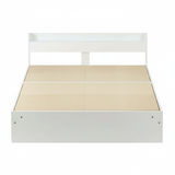 ベッド サイズオーダー 幅が選べる 10cm刻み コンパクト 狭い部屋 収納 引き出し付き コンセント