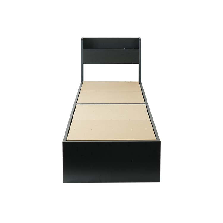 ベッド サイズオーダー 幅が選べる 10cm刻み コンパクト 狭い部屋 収納 引き出し付き コンセント