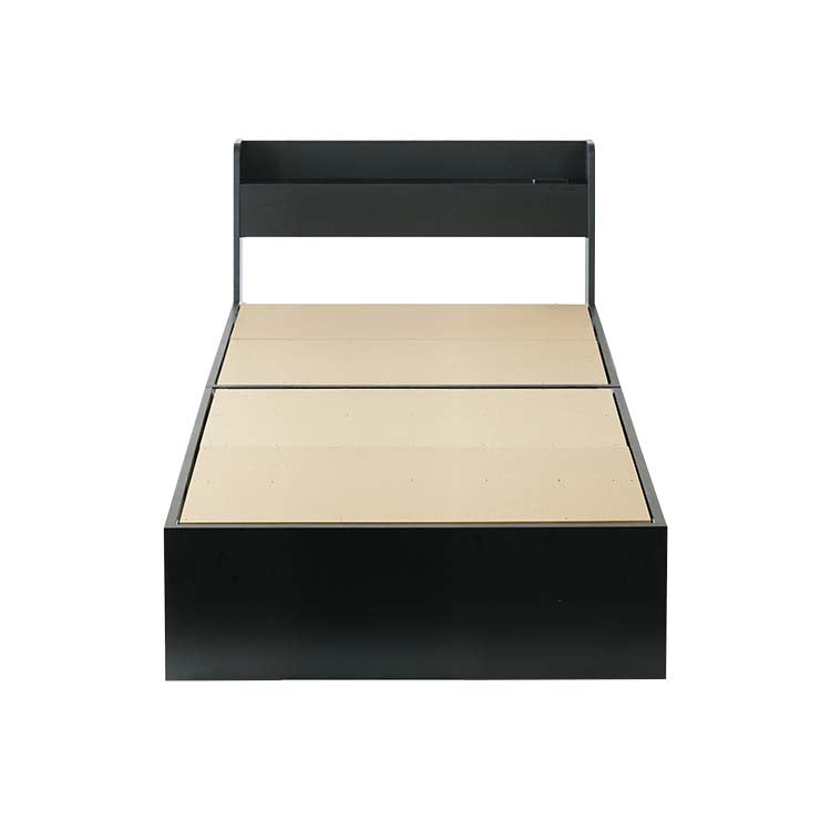 ベッド サイズオーダー 幅が選べる 10cm刻み コンパクト 狭い部屋 収納 引き出し付き コンセント