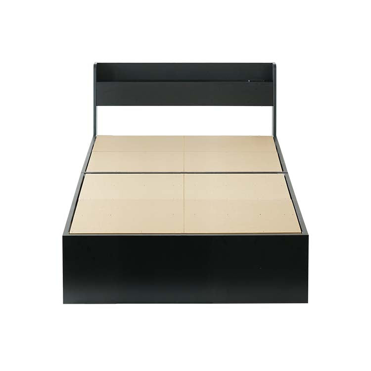 ベッド サイズオーダー 幅が選べる 10cm刻み コンパクト 狭い部屋 収納 引き出し付き コンセント