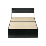 ベッド サイズオーダー 幅が選べる 10cm刻み コンパクト 狭い部屋 収納 引き出し付き コンセント