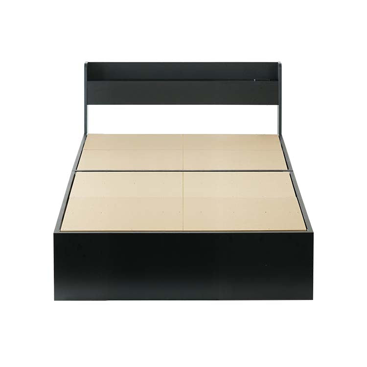 ベッド サイズオーダー 幅が選べる 10cm刻み コンパクト 狭い部屋 収納 引き出し付き コンセント