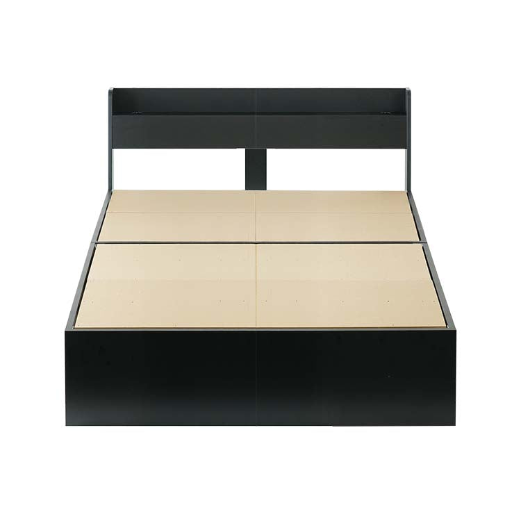 ベッド サイズオーダー 幅が選べる 10cm刻み コンパクト 狭い部屋 収納 引き出し付き コンセント